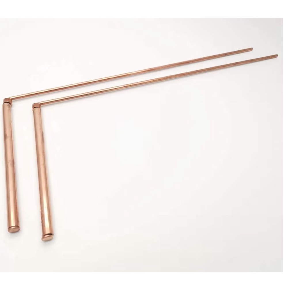 Spirit Hunter 99.9% Copper Dowsing Rod- 2PCS Divining Rods with Bag